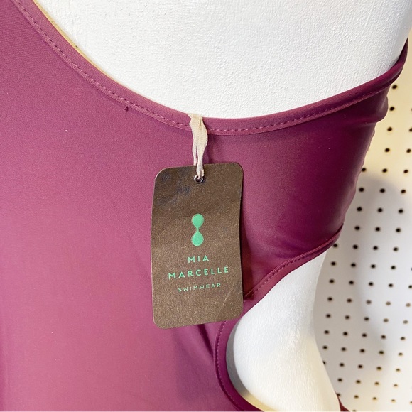 Mia Marcelle | NWT Pierce Cut Out One Piece Swimsuit Sz. L - Picture 6 of 9